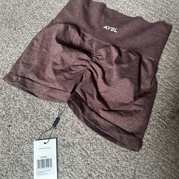 AYBL Women's Brown Marl Shorts - Picture 2 of 2